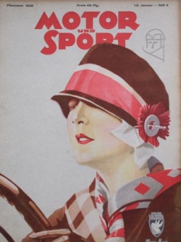 "Motor & Sport" Motor-Magzine Poessneck 1928 (8787)